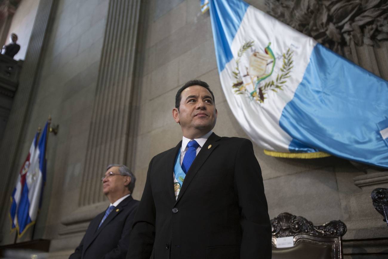 <p>Jimmy Morales: dos años sin rumbo y sin el cambio prometido</p>