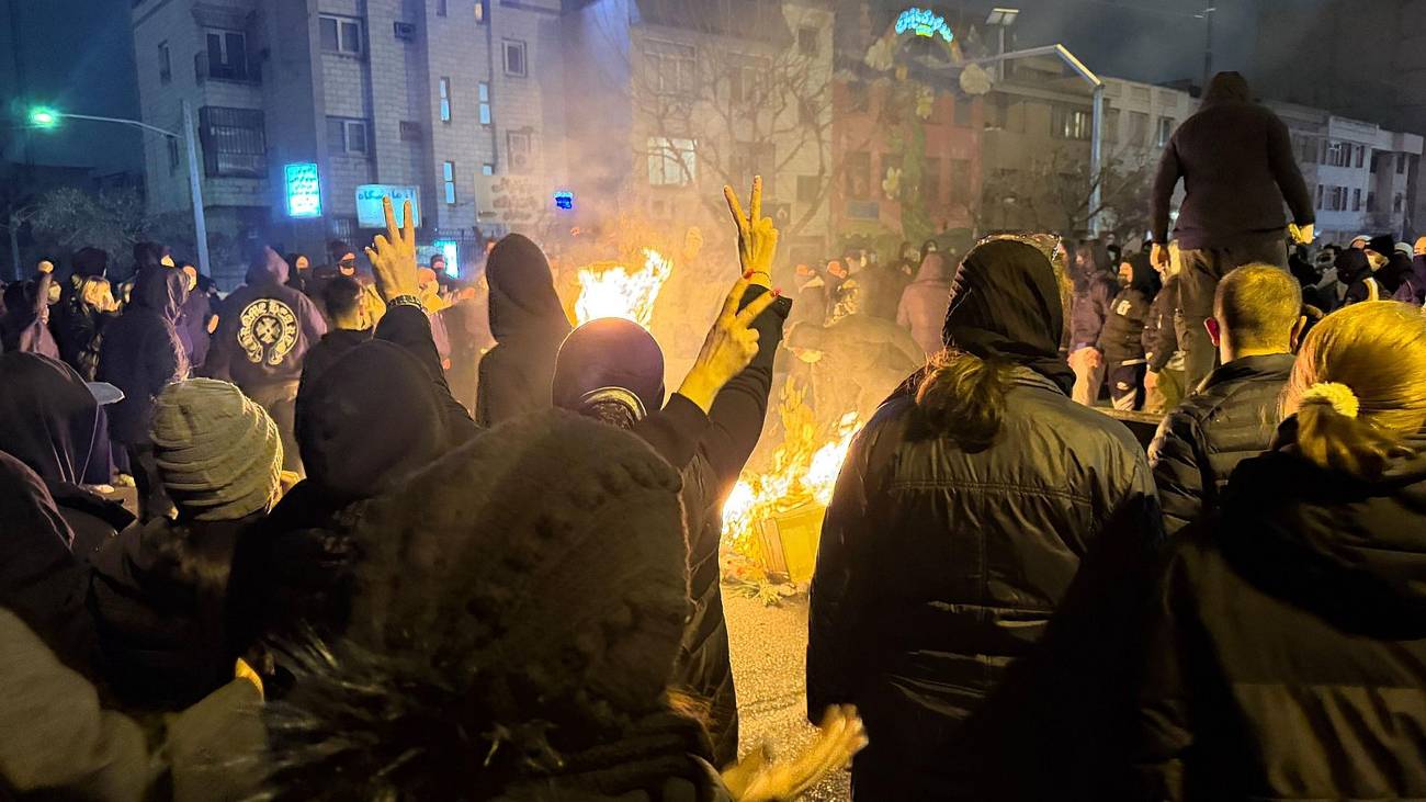 <p>Cartografía de una insurrección</p>  Protestas de masas y represión en Irán