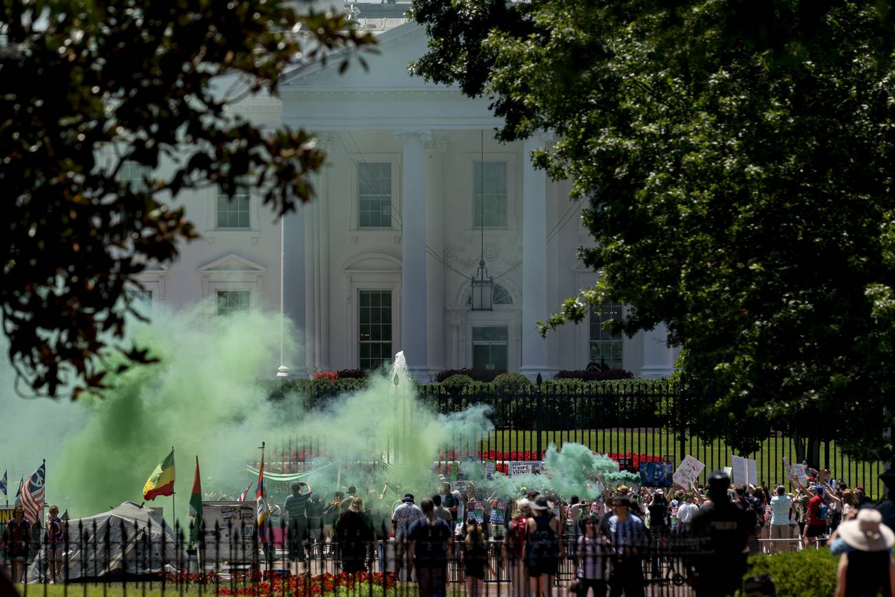 <p>Pañuelos verdes en Manhattan</p>