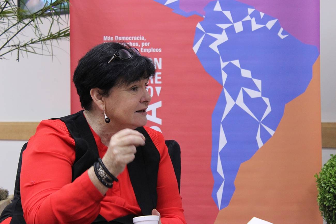 <p>«Quienes quieren limitar el derecho de huelga niegan la democracia»</p>  Entrevista a Scharan Burrow