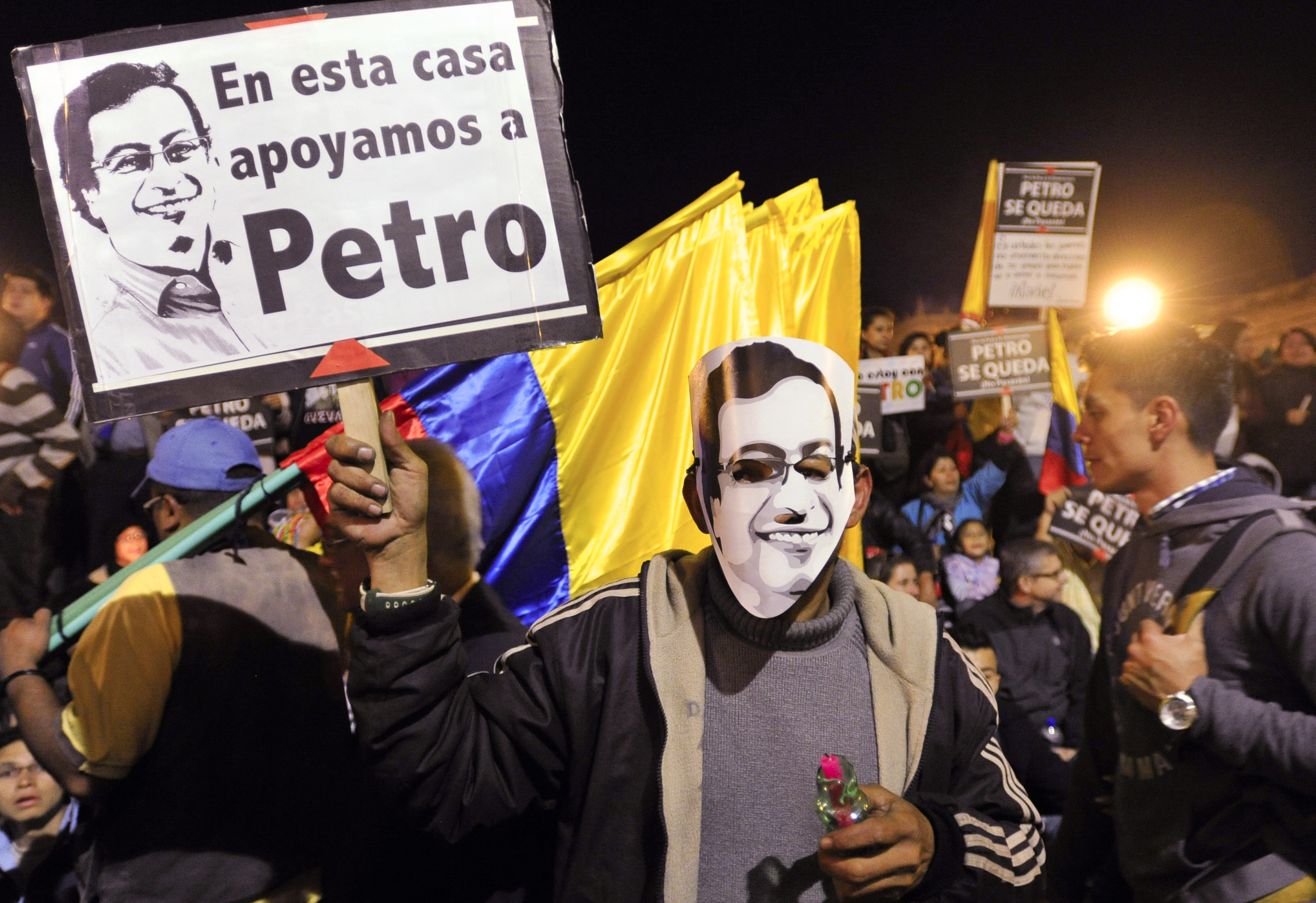 <p>Las batallas de Gustavo Petro</p>