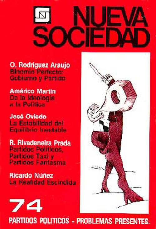 Partidos políticos Problemas presentes (74 / Septiembre - Octubre 1984)