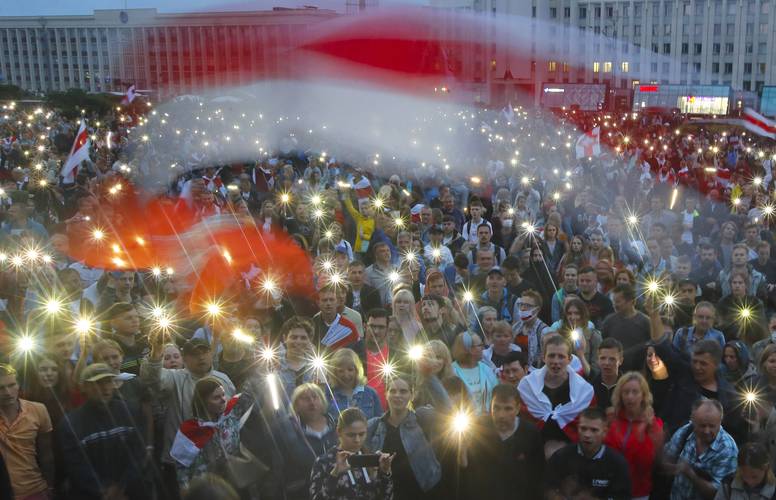 <p>La izquierda frente a la rebelión bielorrusa</p>  Entrevista a Ksenia Kunitskaya y Vitaly Shkurin