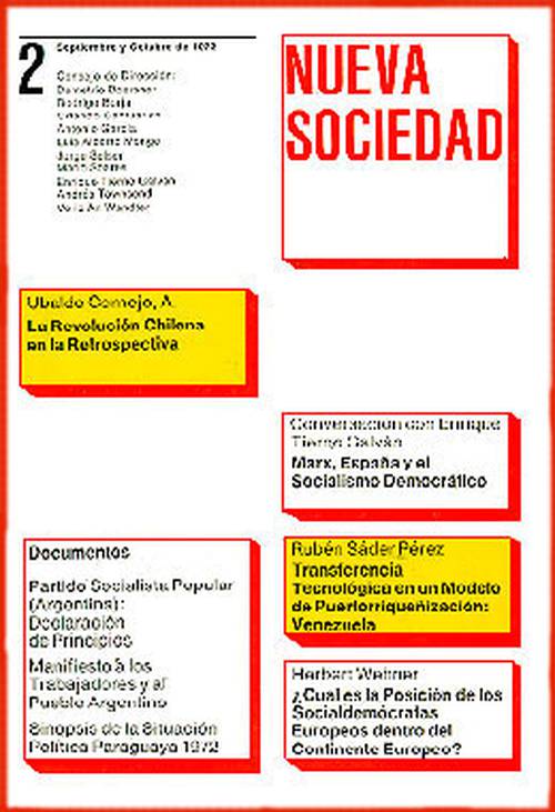 Socialdemocracia en Europa (2 / Septiembre - Octubre 1972)