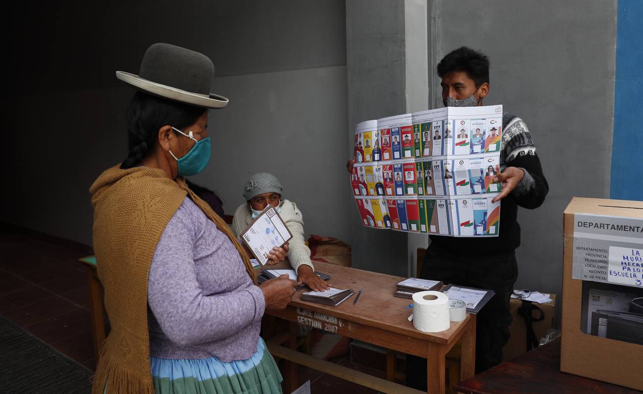 <p>Elecciones regionales en Bolivia</p>  Un mapa para armar