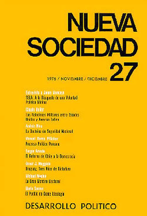Desarrollo político (27 / Noviembre - Diciembre 1976)