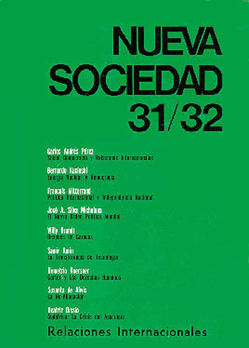Relaciones internacionales (31-32 / Julio - Octubre 1977)