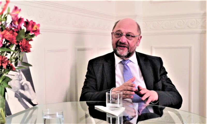<p><u></u></p><p><u><br></u></p><u>
</u>  Entrevista a Martin Schulz