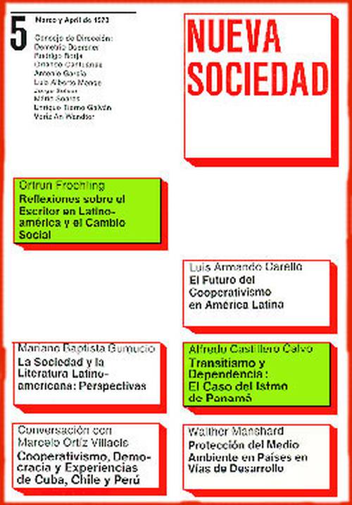 Literatura y sociedad en América Latina (5 / Marzo - Abril 1973)