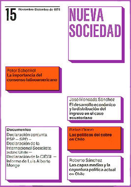 Consenso latinoamericano - Chile hoy (15 / Noviembre - Diciembre 1974)