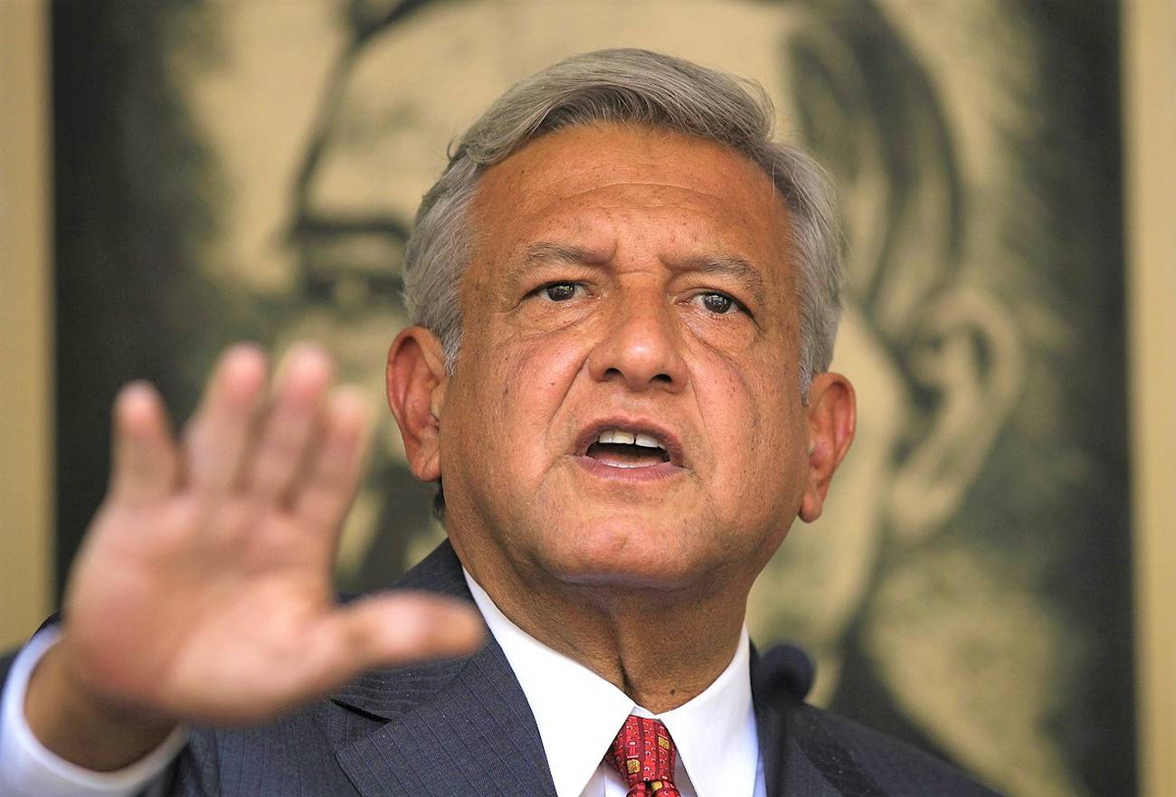 <p>¿Y si México frena a Trump?</p>  López Obrador en las negociaciones del TLCAN