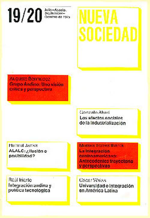 Integración e industrialización (19-20 / Julio - Octubre 1975)