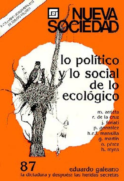 Nueva Sociedad 87 Lo pol tico y lo social de lo ecol gico